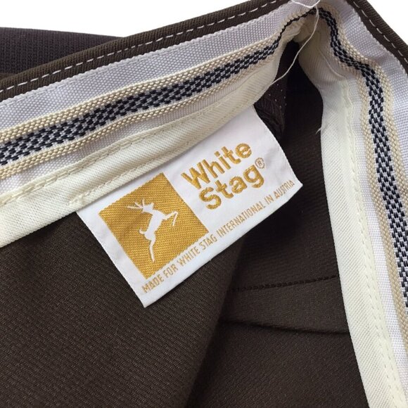 Vintage White Stag Austria Ski Pants Stirrup Stretch Brown Unisex Adults 28 x 31 - Picture 11 of 12
